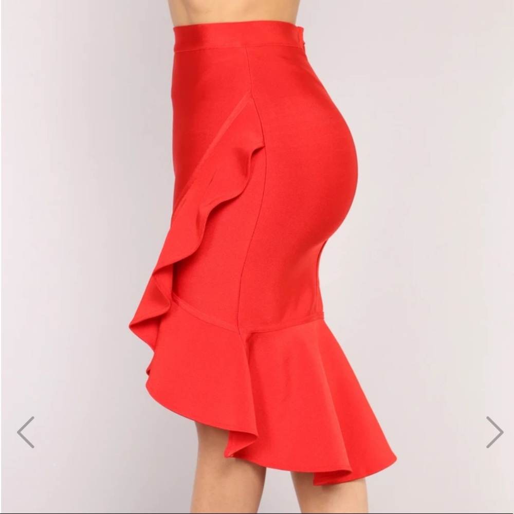 Bandage ruffle skirt - Picture 4 of 6